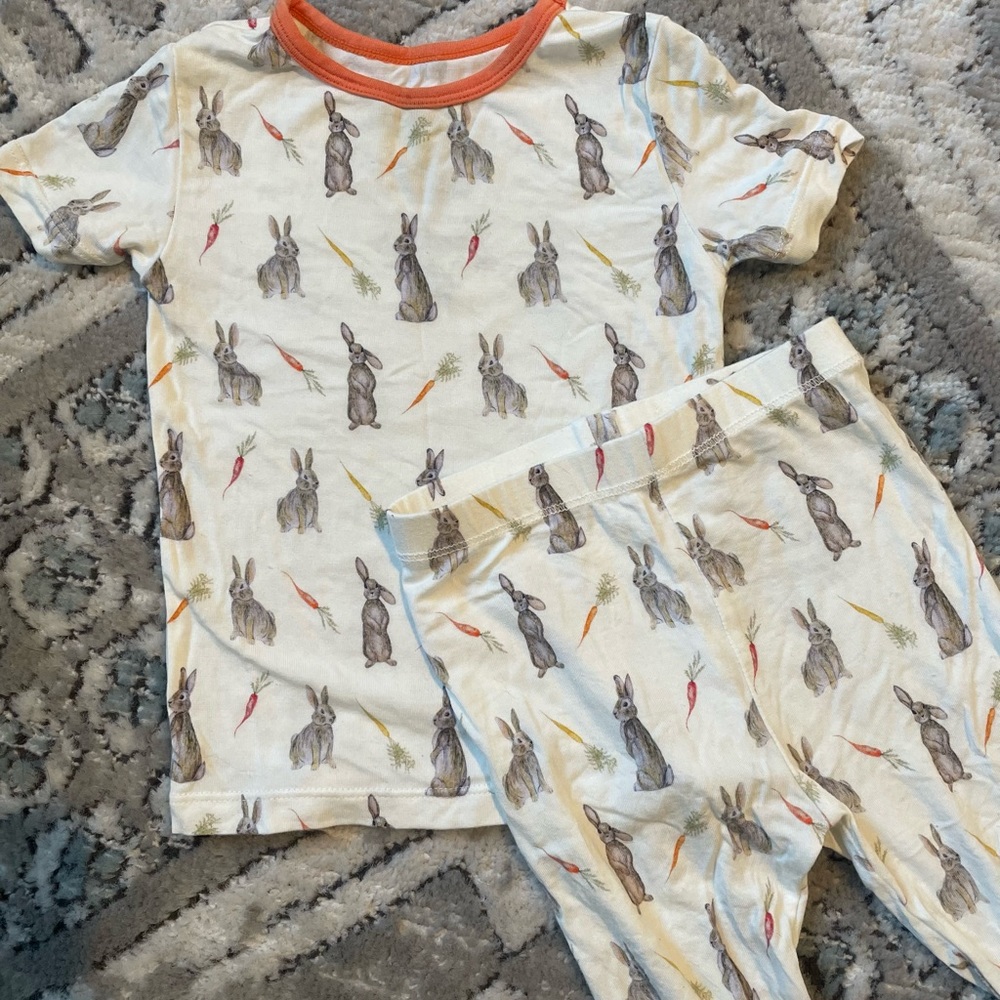 Free Birdees bamboo Easter bunnies 2 piece set